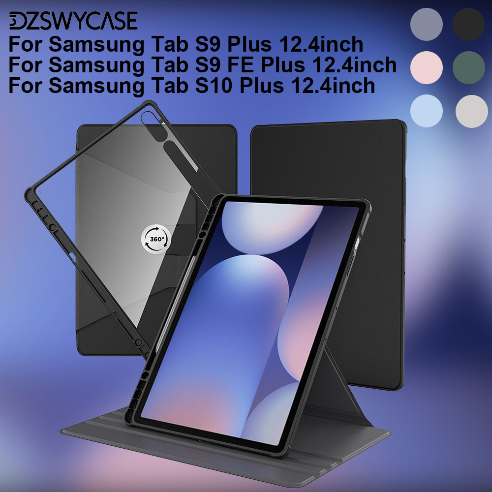 Samsung Tablet S9 Accessories - 360 Degree Rotation Case for Samsung
