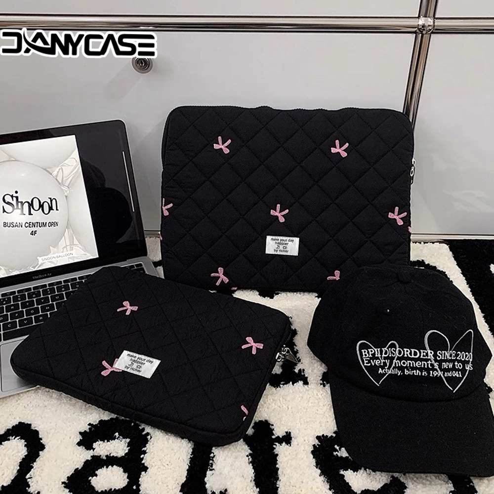 Tablet Accessories Bag - New Bowknot Fluffy Laptop Bag 11/13/15In