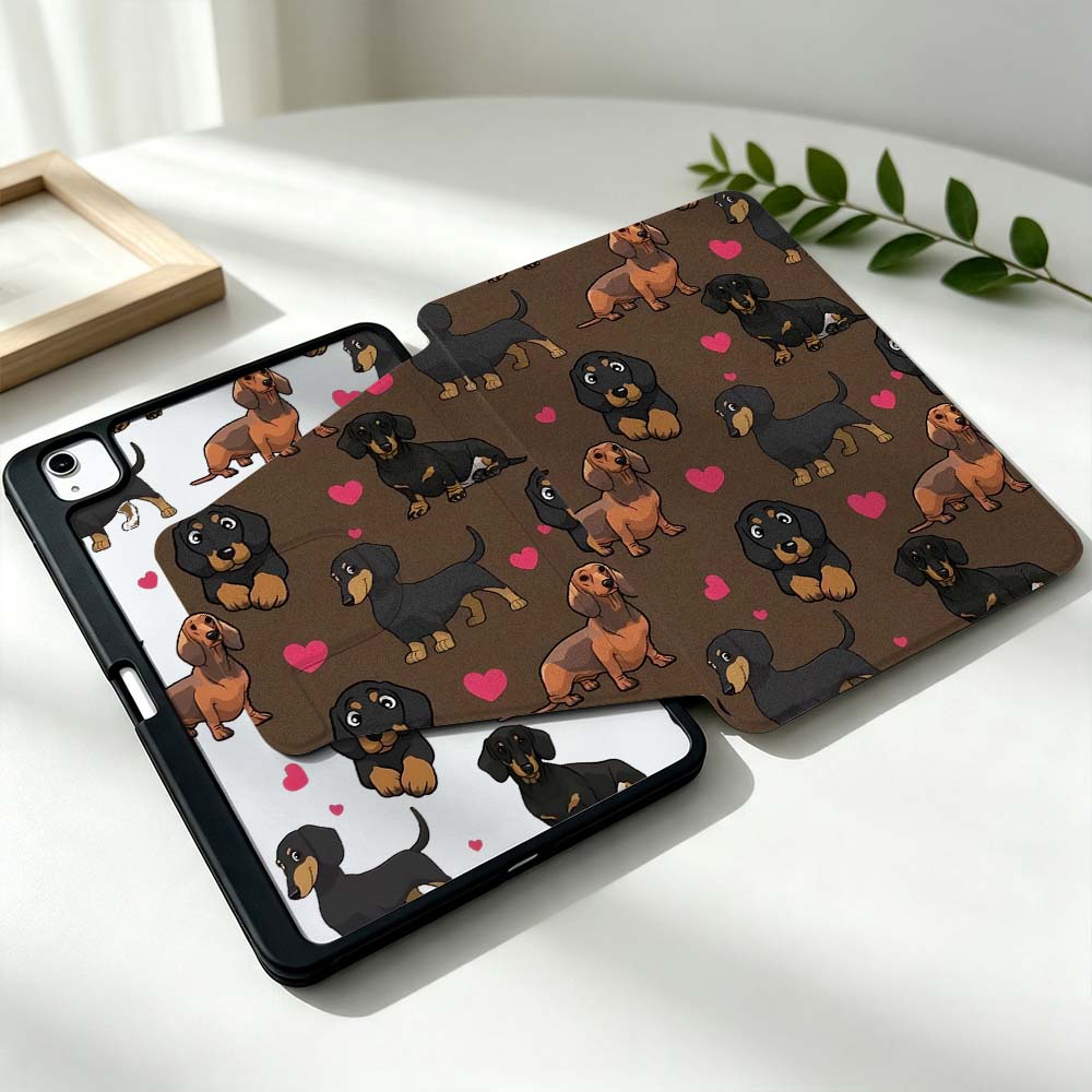 Cartoon Dachshund Heart For Sa - Samsung Tablet S9 Accessories review and price