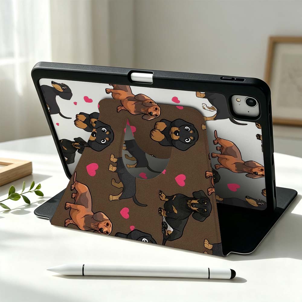 Cartoon Dachshund Heart For Sa - Samsung Tablet S9 Accessories review and price
