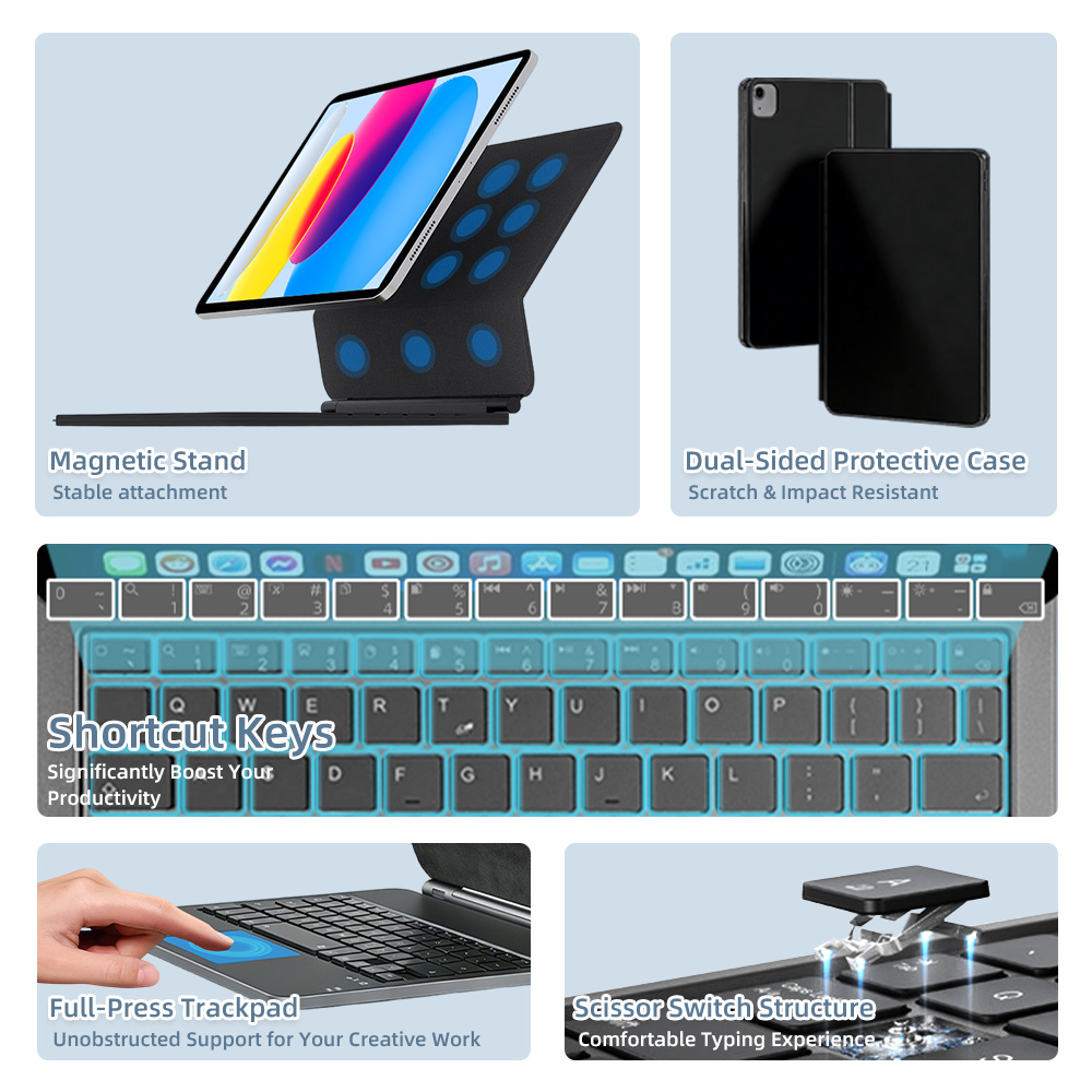 2026 Magic Keyboard with Bluet - Tablet Ipad Accessories review and price