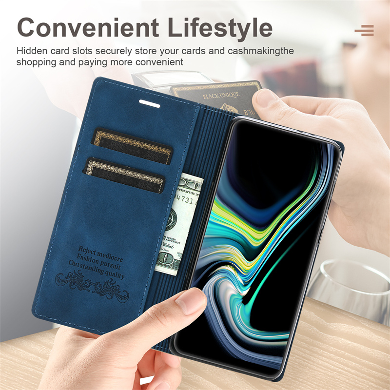 Magnetic Leather Wallet Case F - Tablet S9 Fe Accessories review and price