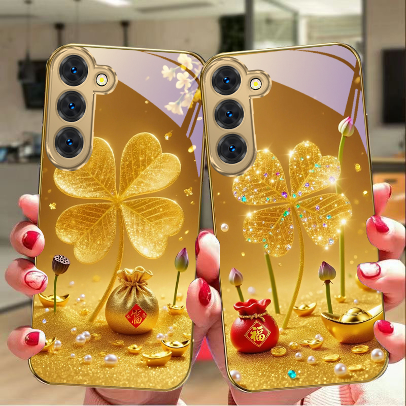 A huge golden clover For Samsu - Tablet S9 Fe Accessories review and price