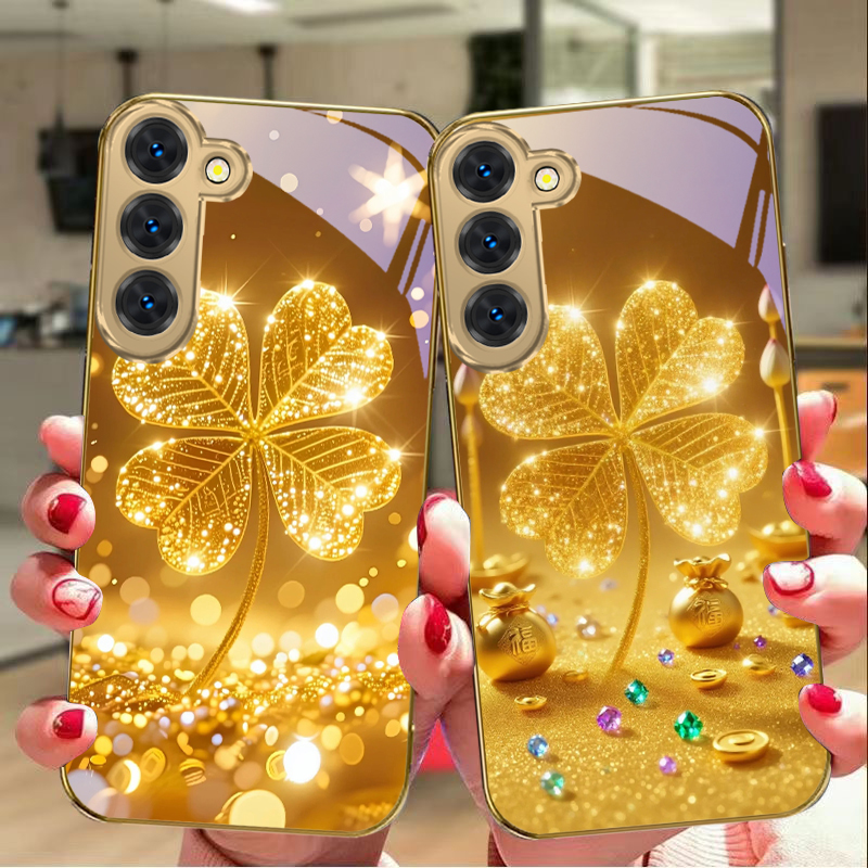 A huge golden clover For Samsu - Tablet S9 Fe Accessories review and price