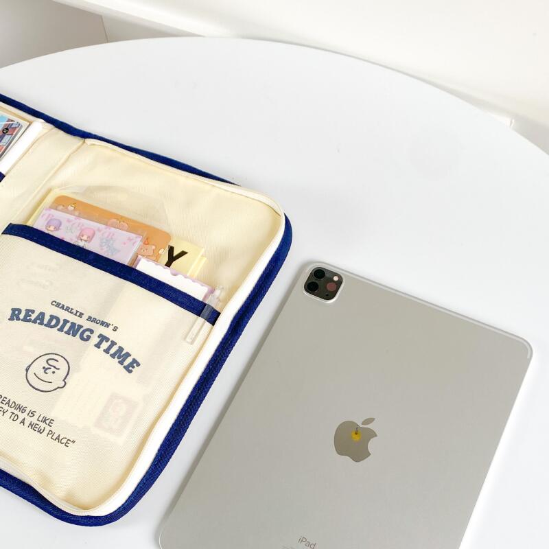 Snoopy Book Shape Canvas Stora - Tablet Accessories Bag review and price