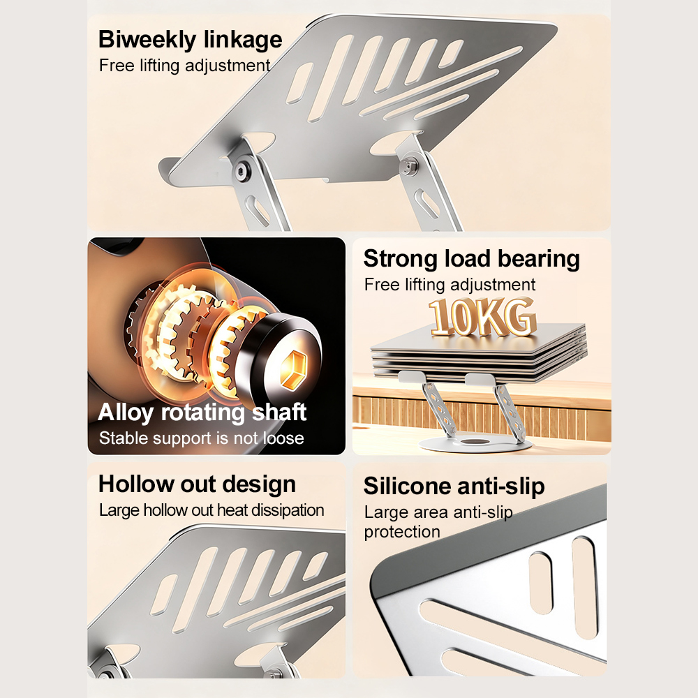 360° Rotating Laptop Stand Adj - Cooling Stand Tablet review and price