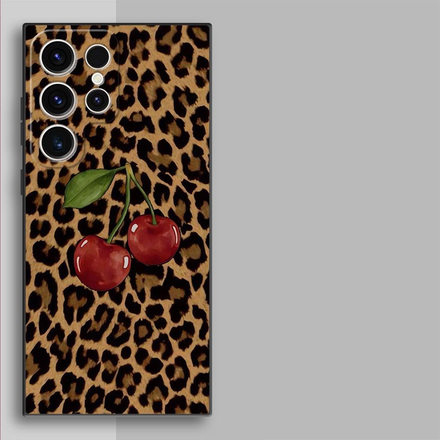 Leopard Cherry Funda Phone Cov - Tablet S9 Fe Accessories review and price