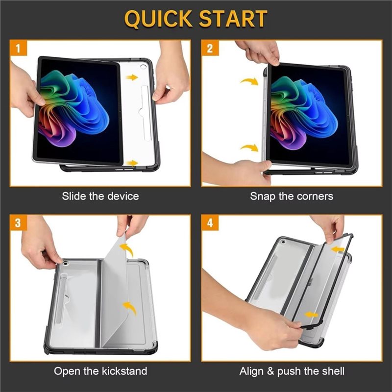 AT82-TPU Hard Flip Cover Case  - Microsoft Tablet Accessories review and price
